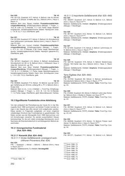 Image of the Page - 252 - in Ein Brandhorizont aus der Zeit der Markomannenkriege im südostnorischen Munizipium Flavia Solva