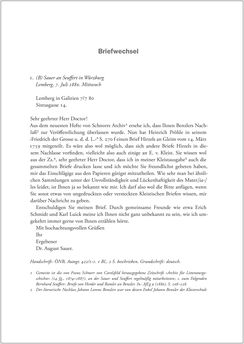 Bild der Seite - 63 - in Der Briefwechsel zwischen August Sauer und Bernhard Seuffert 1880 bis 1926