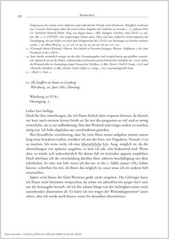 Image of the Page - 92 - in Der Briefwechsel zwischen August Sauer und Bernhard Seuffert 1880 bis 1926