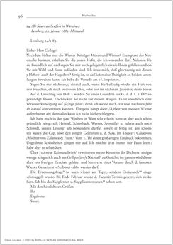 Bild der Seite - 96 - in Der Briefwechsel zwischen August Sauer und Bernhard Seuffert 1880 bis 1926
