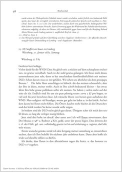 Bild der Seite - 98 - in Der Briefwechsel zwischen August Sauer und Bernhard Seuffert 1880 bis 1926