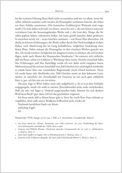 Image of the Page - 291 - in Der Briefwechsel zwischen August Sauer und Bernhard Seuffert 1880 bis 1926