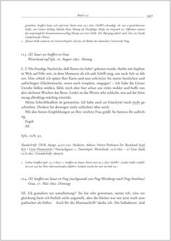 Bild der Seite - 297 - in Der Briefwechsel zwischen August Sauer und Bernhard Seuffert 1880 bis 1926