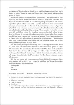 Bild der Seite - 309 - in Der Briefwechsel zwischen August Sauer und Bernhard Seuffert 1880 bis 1926