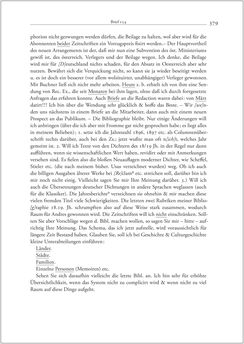 Image of the Page - 379 - in Der Briefwechsel zwischen August Sauer und Bernhard Seuffert 1880 bis 1926