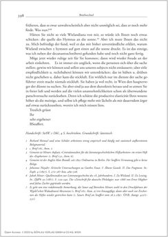 Bild der Seite - 398 - in Der Briefwechsel zwischen August Sauer und Bernhard Seuffert 1880 bis 1926