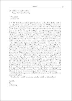 Bild der Seite - 431 - in Der Briefwechsel zwischen August Sauer und Bernhard Seuffert 1880 bis 1926