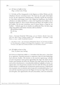 Bild der Seite - 582 - in Der Briefwechsel zwischen August Sauer und Bernhard Seuffert 1880 bis 1926
