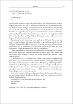 Bild der Seite - 589 - in Der Briefwechsel zwischen August Sauer und Bernhard Seuffert 1880 bis 1926