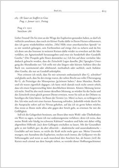 Image of the Page - 615 - in Der Briefwechsel zwischen August Sauer und Bernhard Seuffert 1880 bis 1926