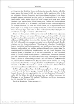 Bild der Seite - 624 - in Der Briefwechsel zwischen August Sauer und Bernhard Seuffert 1880 bis 1926