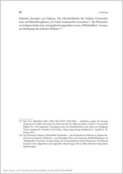 Bild der Seite - 40 - in Ein Bürger unter Bauern? - Michael Pfurtscheller und das Stubaital 1750–1850