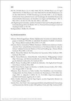 Bild der Seite - 440 - in Ein Bürger unter Bauern? - Michael Pfurtscheller und das Stubaital 1750–1850