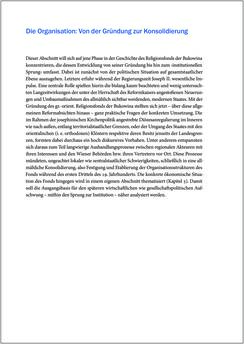 Bild der Seite - 33 - in Der griechisch-orientalische Religionsfonds der Bukowina 1783–1949 - Kontinuitäten und Brüche einer prägenden Institution des Josephinismus
