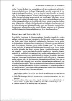 Bild der Seite - 46 - in Der griechisch-orientalische Religionsfonds der Bukowina 1783–1949 - Kontinuitäten und Brüche einer prägenden Institution des Josephinismus