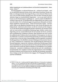 Bild der Seite - 150 - in Der griechisch-orientalische Religionsfonds der Bukowina 1783–1949 - Kontinuitäten und Brüche einer prägenden Institution des Josephinismus