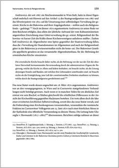 Bild der Seite - 159 - in Der griechisch-orientalische Religionsfonds der Bukowina 1783–1949 - Kontinuitäten und Brüche einer prägenden Institution des Josephinismus