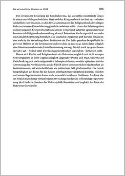 Bild der Seite - 305 - in Der griechisch-orientalische Religionsfonds der Bukowina 1783–1949 - Kontinuitäten und Brüche einer prägenden Institution des Josephinismus