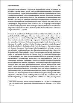 Bild der Seite - 347 - in Der griechisch-orientalische Religionsfonds der Bukowina 1783–1949 - Kontinuitäten und Brüche einer prägenden Institution des Josephinismus