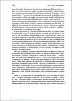 Bild der Seite - 360 - in Der griechisch-orientalische Religionsfonds der Bukowina 1783–1949 - Kontinuitäten und Brüche einer prägenden Institution des Josephinismus