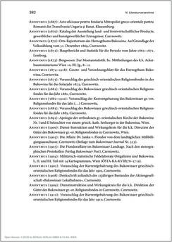 Image of the Page - 382 - in Der griechisch-orientalische Religionsfonds der Bukowina 1783–1949 - Kontinuitäten und Brüche einer prägenden Institution des Josephinismus