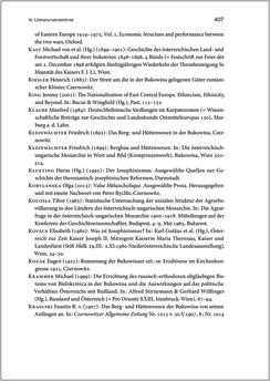 Bild der Seite - 407 - in Der griechisch-orientalische Religionsfonds der Bukowina 1783–1949 - Kontinuitäten und Brüche einer prägenden Institution des Josephinismus