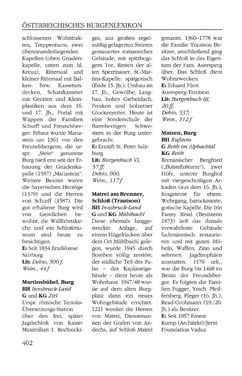 Bild der Seite - 402 - in Burgen und Schlösser in Österreich