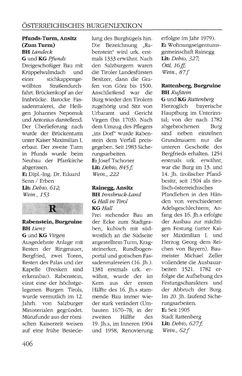 Bild der Seite - 406 - in Burgen und Schlösser in Österreich
