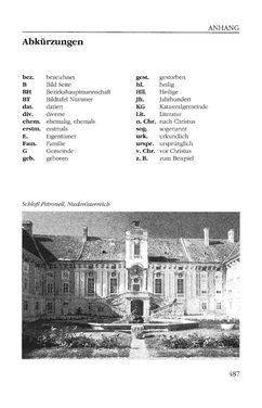 Image of the Page - 487 - in Burgen und Schlösser in Österreich
