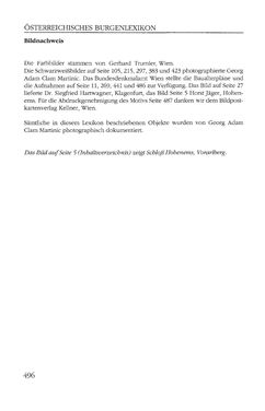 Bild der Seite - 496 - in Burgen und Schlösser in Österreich