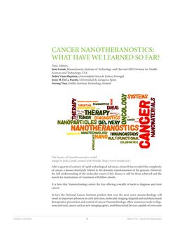 Image of the Page - 2 - in Cancer Nanotheranostics - What Have We Learnd So Far?