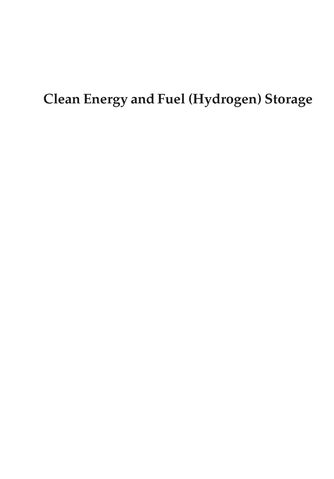 Image of the Page - (000001) - in Clean Energy and Fuel (Hydrogen) Storage