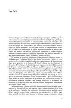 Bild der Seite - (000010) - in Evaluating Climate Change Action for Sustainable Development