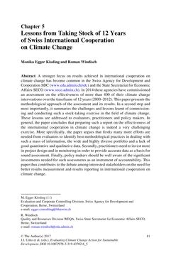 Image of the Page - (000099) - in Evaluating Climate Change Action for Sustainable Development
