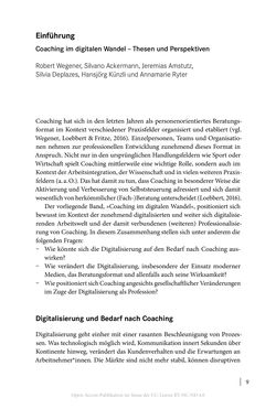 Image of the Page - 9 - in Coaching im digitalen Wandel