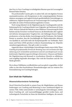 Image of the Page - 14 - in Coaching im digitalen Wandel