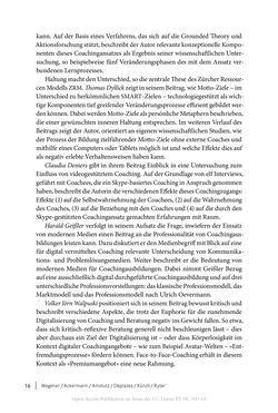 Image of the Page - 16 - in Coaching im digitalen Wandel