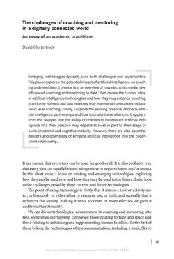 Bild der Seite - 19 - in Coaching im digitalen Wandel