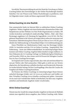 Bild der Seite - 31 - in Coaching im digitalen Wandel