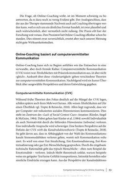 Bild der Seite - 33 - in Coaching im digitalen Wandel