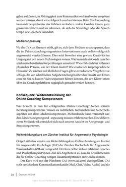 Bild der Seite - 36 - in Coaching im digitalen Wandel