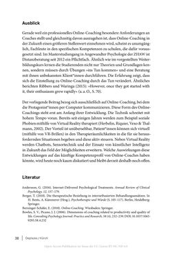 Bild der Seite - 38 - in Coaching im digitalen Wandel
