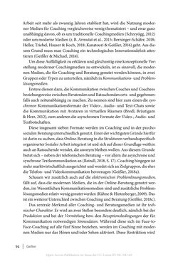 Bild der Seite - 94 - in Coaching im digitalen Wandel