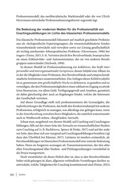 Bild der Seite - 100 - in Coaching im digitalen Wandel