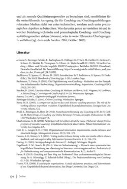 Bild der Seite - 104 - in Coaching im digitalen Wandel