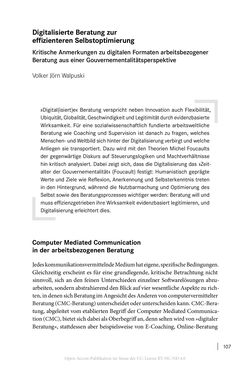 Bild der Seite - 107 - in Coaching im digitalen Wandel