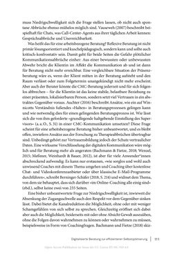 Bild der Seite - 111 - in Coaching im digitalen Wandel
