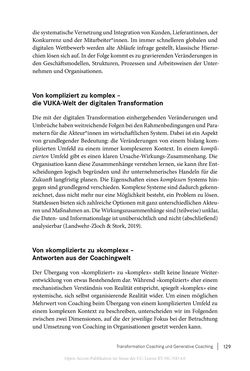 Image of the Page - 129 - in Coaching im digitalen Wandel