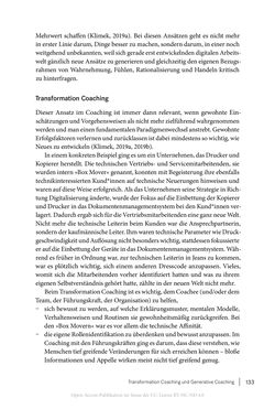 Bild der Seite - 133 - in Coaching im digitalen Wandel