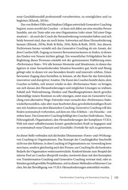 Bild der Seite - 135 - in Coaching im digitalen Wandel